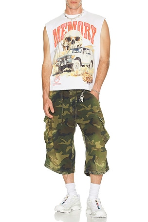 Desert Scene Sleeveless Crop Tee Memory Lane
