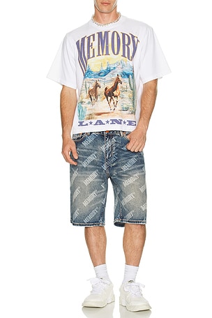 Wild Horses Crop Tee Memory Lane