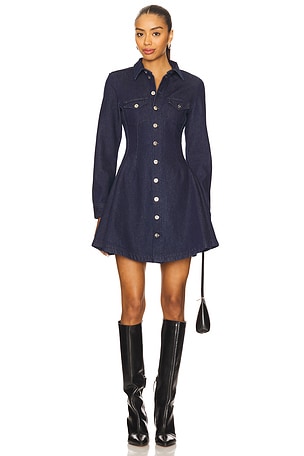 Long Sleeve Mini Shirt Dress Marques ' Almeida