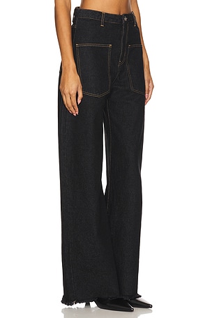 Marques ' Almeida Black Denim Boyfriend Jeans in Black