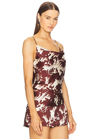 Marques ' Almeida Light Weight Drill Slip Top in Brown
