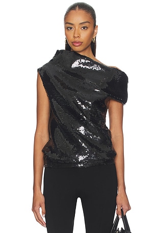 Sequin Asymmetric Top Marques ' Almeida