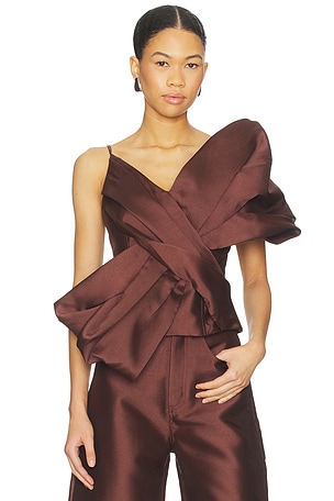 Heavy Satin Bow Top Marques ' Almeida