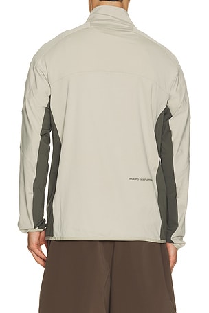 Manors Golf 1/4 Zip Tech Mid Layer in Tan. Size M. Also