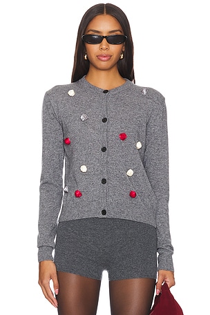 Rosebuds Embellished Cardigan MSGM