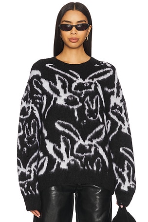 Sketched Bunnies Sweater MSGM