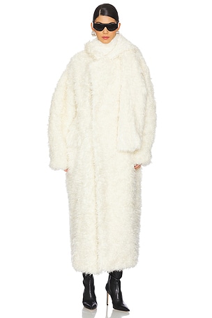 Faux Fur Coat MSGM