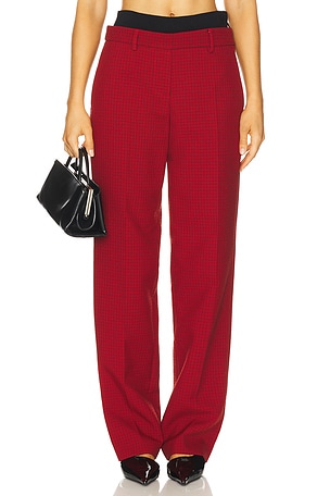 Techno Micro Check Pant MSGM