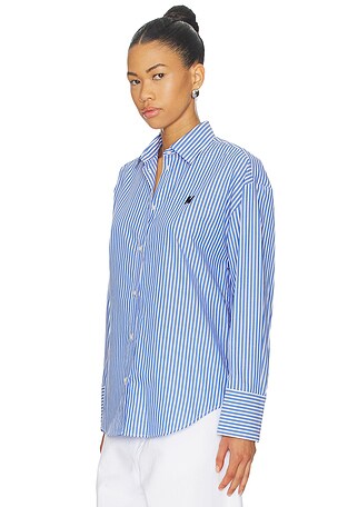 MSGM Button Up Shirt in Blue