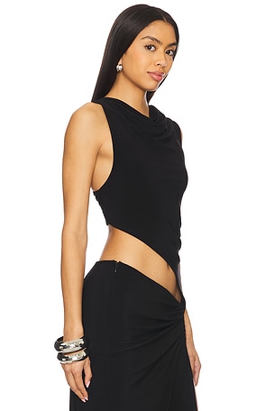 MAY MASHIAH X FWRD Layla Top in Black