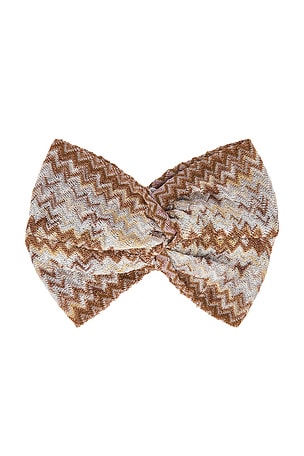 Headband in Brown Multi Missoni
