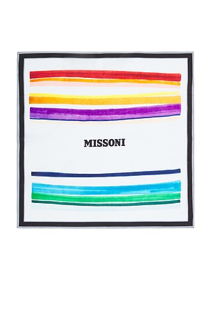 Missoni Foulard Bandana in White