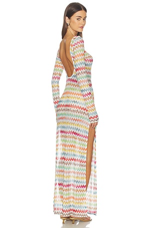 VESTIDO SAÍDA DE PRAIA LONGO LONG COVER UP DRESS Missoni