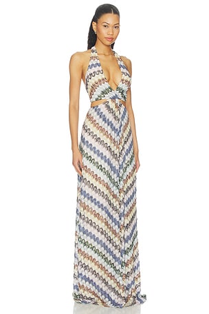 Missoni ROBE LONG DRESS en Multi