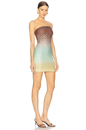 Missoni ROBE COURTE in Brown,Blue