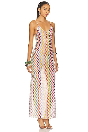 Missoni Long Cover Up in Orange,Yellow