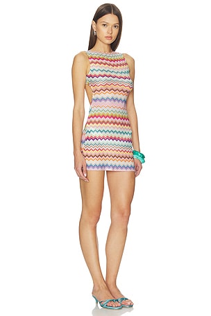 Missoni Sleeveless Mini Dress in Blue
