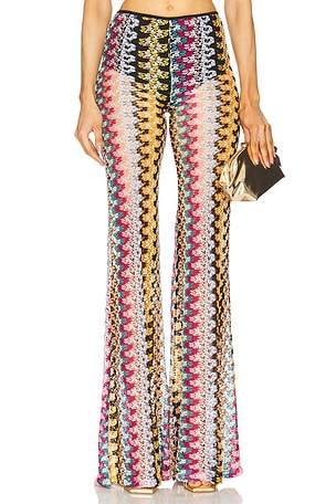 Trousers in Multi With Dark Base Missoni