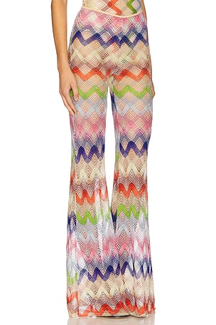 Missoni Trousers in Orange,Beige. Size 48. Also