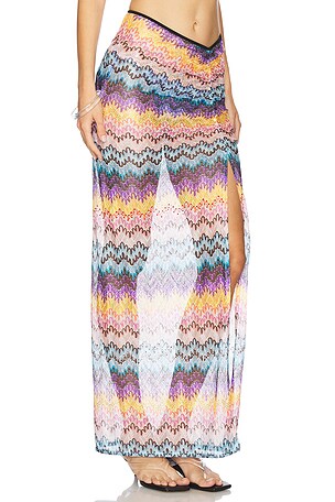 Missoni Long Skirt in Purple