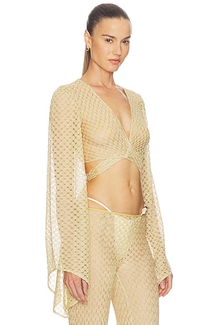 Missoni Haut en Or Métallisé