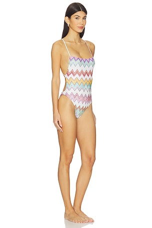 Missoni One Piece in White,Blue