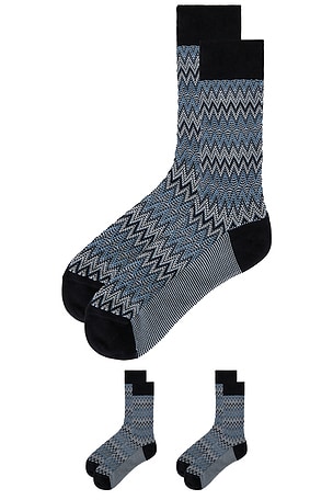 Missoni Socks in Blue