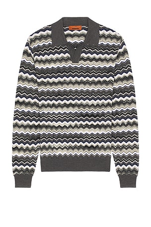 Long Sleeve Polo Missoni