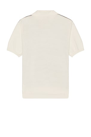 Missoni Short Sleeve Polo in White