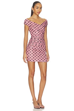 MADISON THE LABEL Polina Mini Dress in Pink