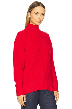 MADISON THE LABEL Thala Knit Sweater in Red