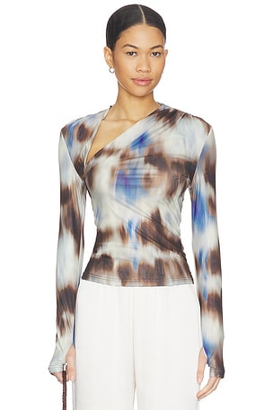 x REVOLVE Laury Mesh Top MADISON THE LABEL