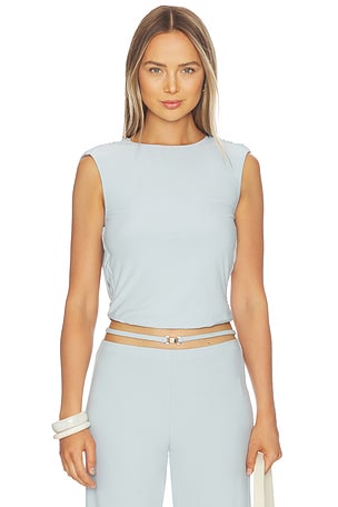 MADISON THE LABEL Kayson Top in Baby Blue
