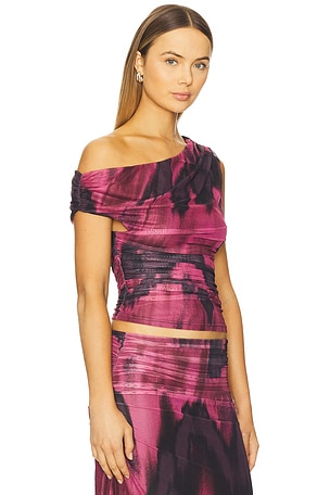 MADISON THE LABEL Julia Top in Rose