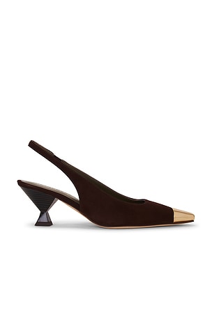 Penelope Suede Slingback Pump Maria Luca
