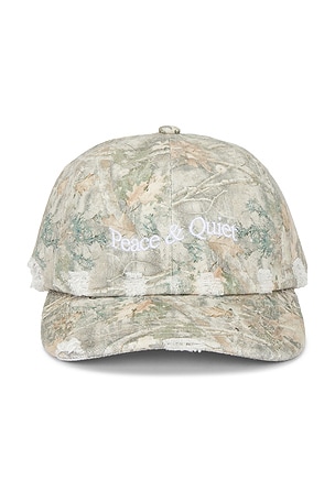 Wordmark Camo Dad Hat Museum of Peace and Quiet