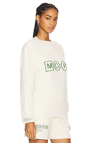 Museum of Peace and Quiet Simple Living Crewneck in Cream