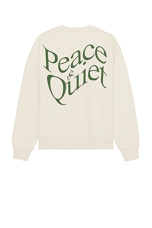 Warped Crewneck Museum of Peace and Quiet