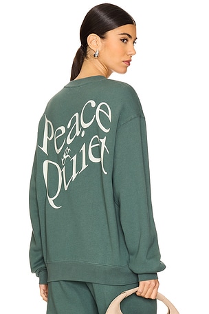 Warped Crewneck Museum of Peace and Quiet