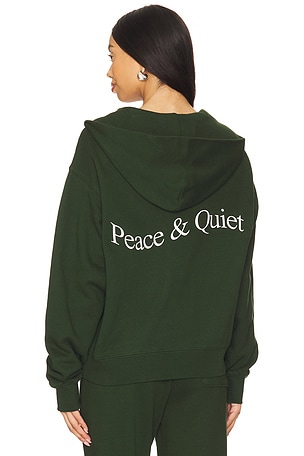 Wordmark Zip Up Hoodie Museum of Peace and Quiet