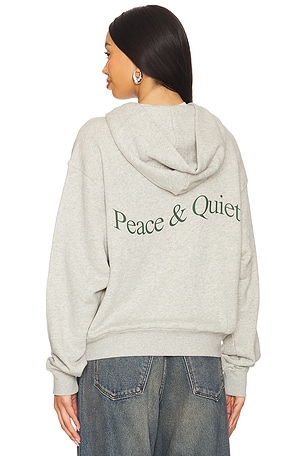 Wordmark Zip Up Hoodie Museum of Peace and Quiet