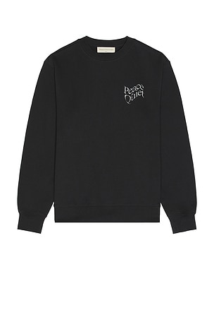 Museum of Peace and Quiet Warped Crewneck in Black