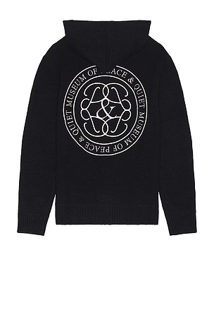 Symbol Mohair Zip-Up Hoodie Museum of Peace and Quiet