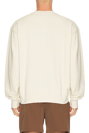 Museum of Peace and Quiet Wordmark Lightweight Sweater in Cream