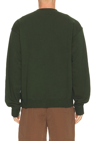 Museum of Peace and Quiet Wordmark Lightweight Sweater in Green