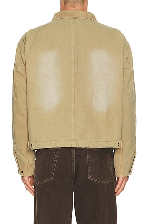 Museum of Peace and Quiet Utility Canvas Jacket in Tan