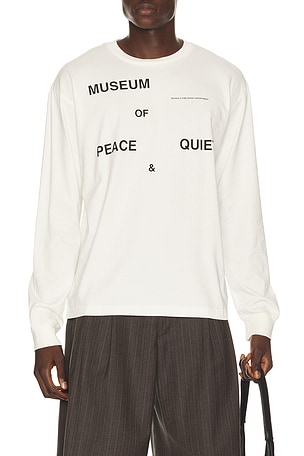 Publishing Dept Long Sleeve Tee Museum of Peace and Quiet