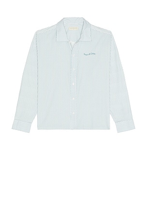 Wordmark Button Up Shirt Museum of Peace and Quiet