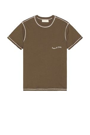 Wordmark Reverse Stitched T-Shirt Museum of Peace and Quiet