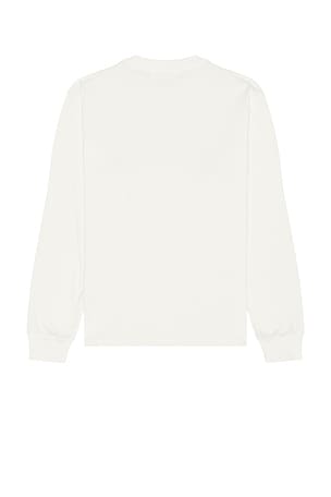 Museum of Peace and Quiet Outline Long Sleeve Shirt in White
